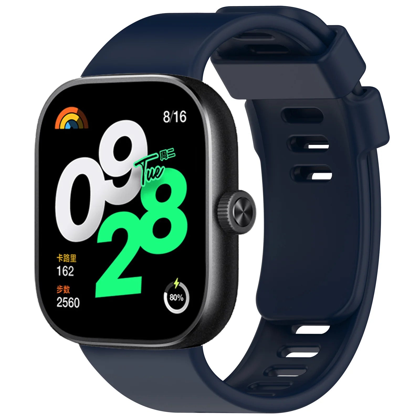 Pulseira Esportiva de Silicone para Redmi Watch 6/5/4 e Xiaomi Mi Band 8/9 Pro - Correia de Reposição, Acessório para Smartwatch