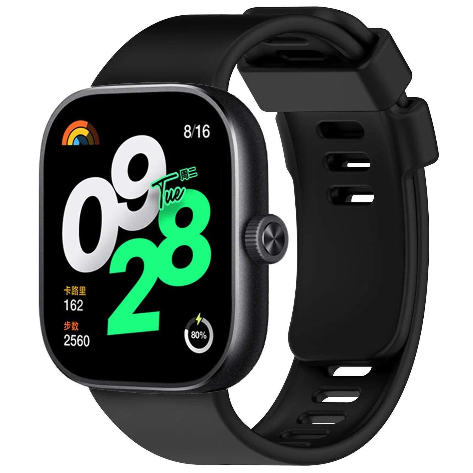 Pulseira Esportiva de Silicone para Redmi Watch 6/5/4 e Xiaomi Mi Band 8/9 Pro - Correia de Reposição, Acessório para Smartwatch