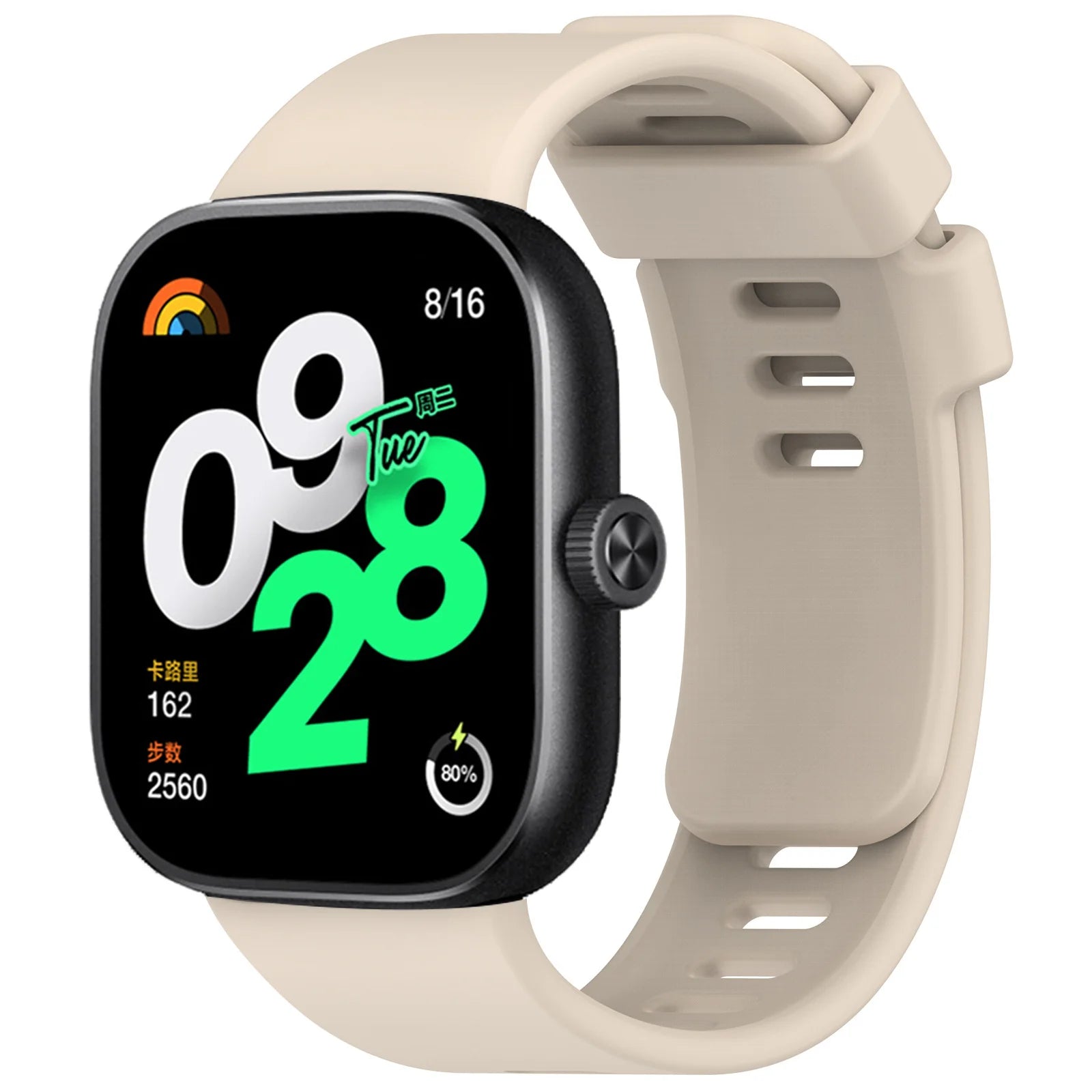 Pulseira Esportiva de Silicone para Redmi Watch 6/5/4 e Xiaomi Mi Band 8/9 Pro - Correia de Reposição, Acessório para Smartwatch