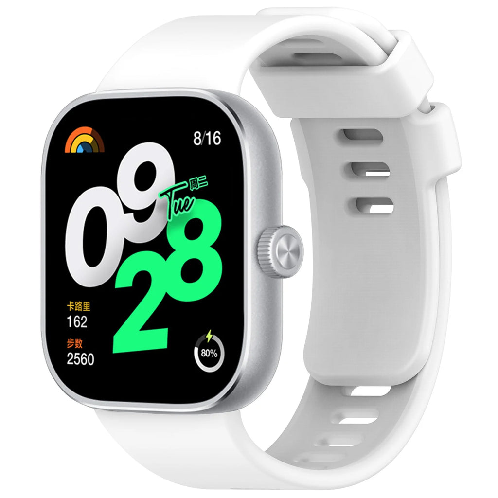 Pulseira Esportiva de Silicone para Redmi Watch 6/5/4 e Xiaomi Mi Band 8/9 Pro - Correia de Reposição, Acessório para Smartwatch