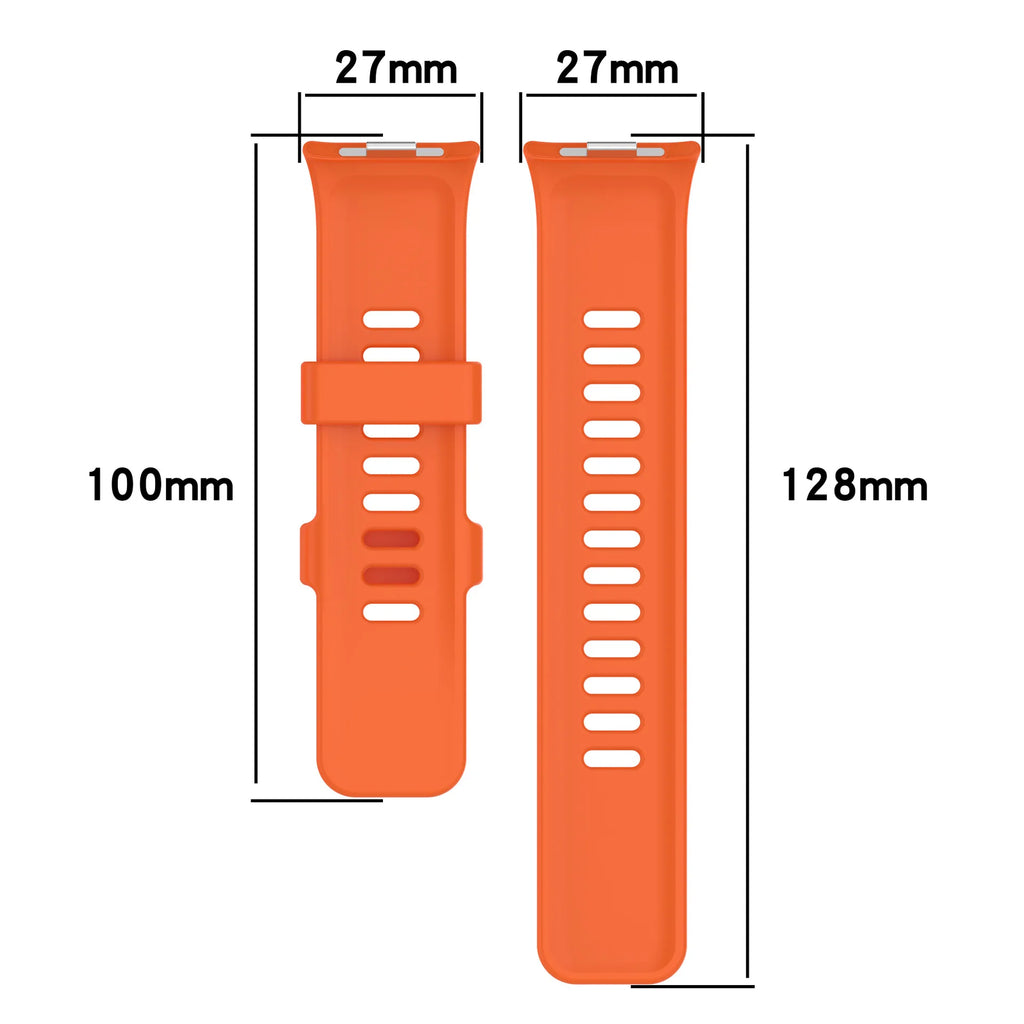 Pulseira Esportiva de Silicone para Redmi Watch 6/5/4 e Xiaomi Mi Band 8/9 Pro - Correia de Reposição, Acessório para Smartwatch