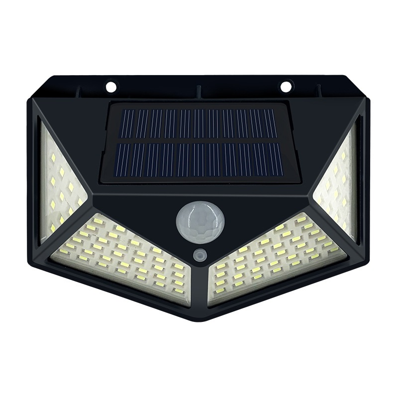 1/2/3 Unidades Luminárias Solares Impermeáveis Prova De Chuva 100 Led Sensor Courtyard Light Promoção