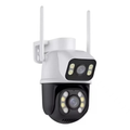 Câmera De Segurança Externa IP Wifi Lente Dupla App Yousee Ip66 360 Sensor Visão Noturna