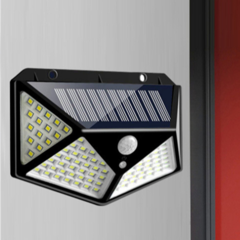 1/2/3 Unidades Luminárias Solares Impermeáveis Prova De Chuva 100 Led Sensor Courtyard Light Promoção